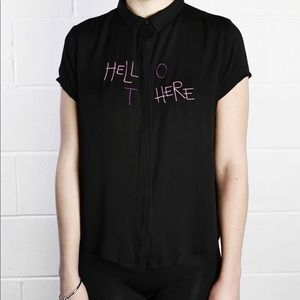 Disturbia Catwoman Hello There Blouse